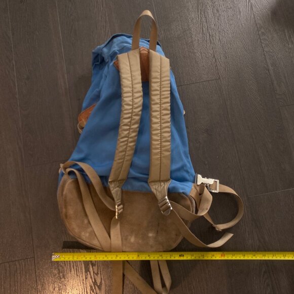 Vintage 70s Walk About Hiking Rucksack Backpack Daypack Leather Bottom Bag Rare* - Picture 4 of 15